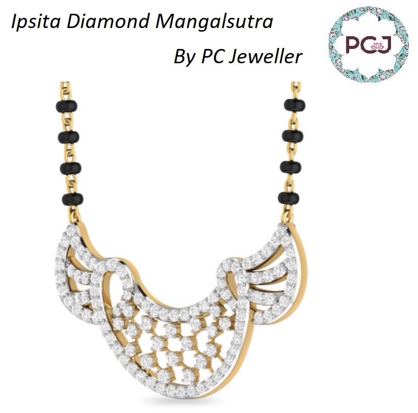 The Ipsita Diamond Mangalsutra By PC Jeweller