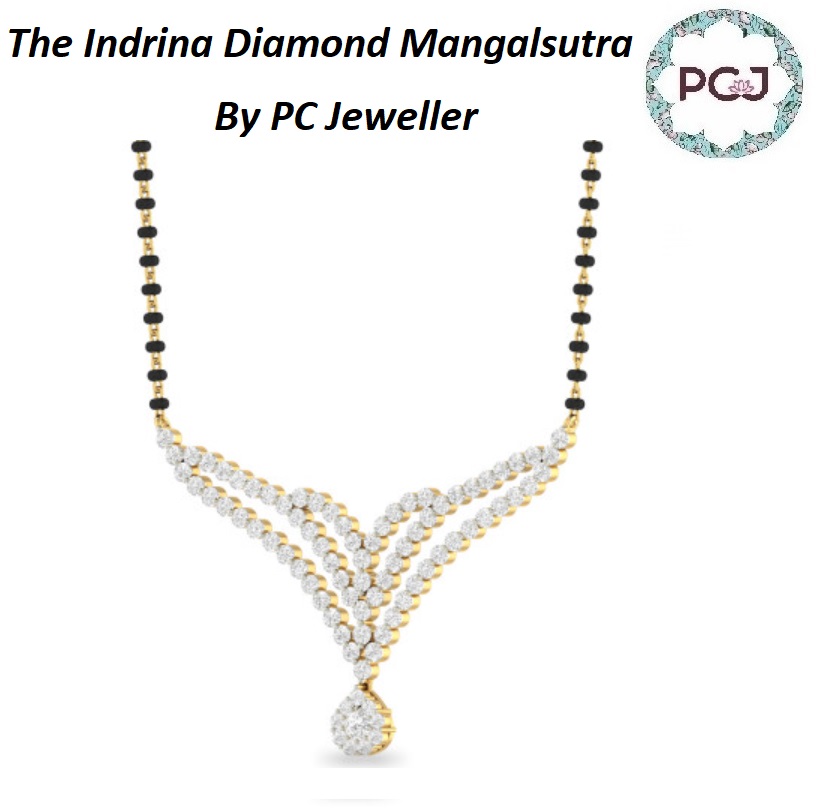The Indrina Diamond Mangalsutra By PC Jeweller
