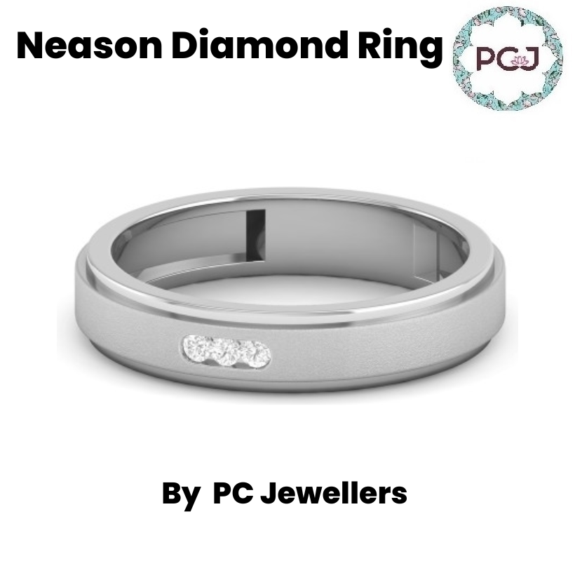 White Gold The Neason Diamond Ring By PC Jeweller