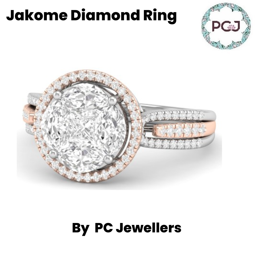 Classy Jakome Diamond Ring From PC Jeweller 