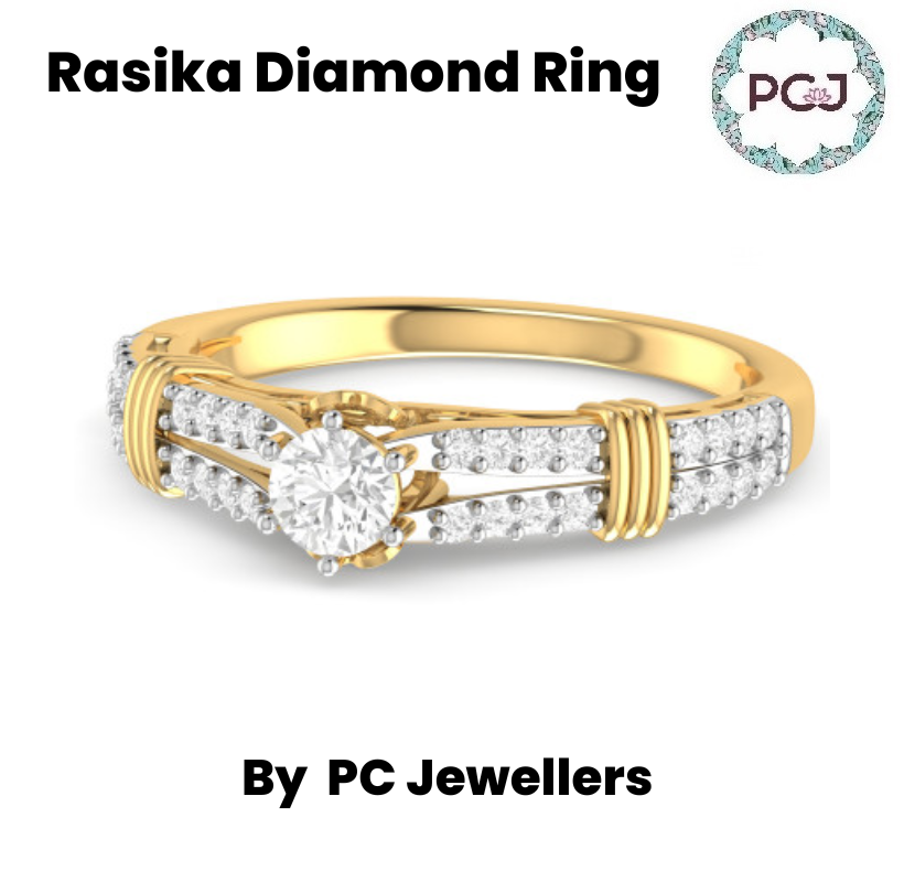 Fabulous Rasika Diamond Ring By PC Jeweller