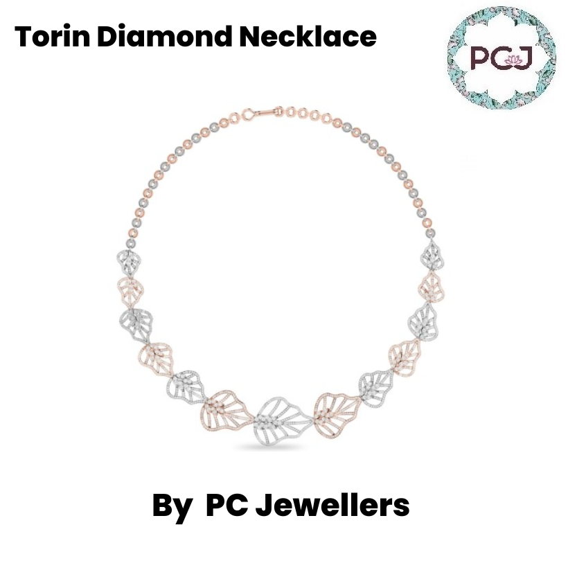 Beautiful Torin Diamond Necklace By PC Jeweller