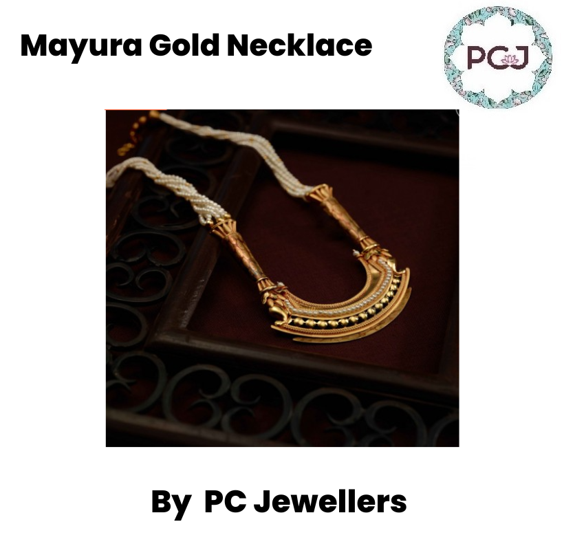 Royal Mayura Gold Necklace By PC Jeweller