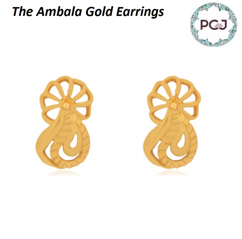 Buy 4 Gram Ambala Gold Earrings For Women By PC Jeweller