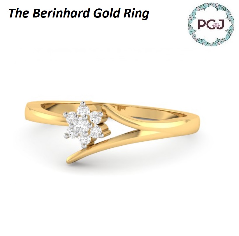 Buy 22KT The Berinhard Gold Ring By PC Jeweller