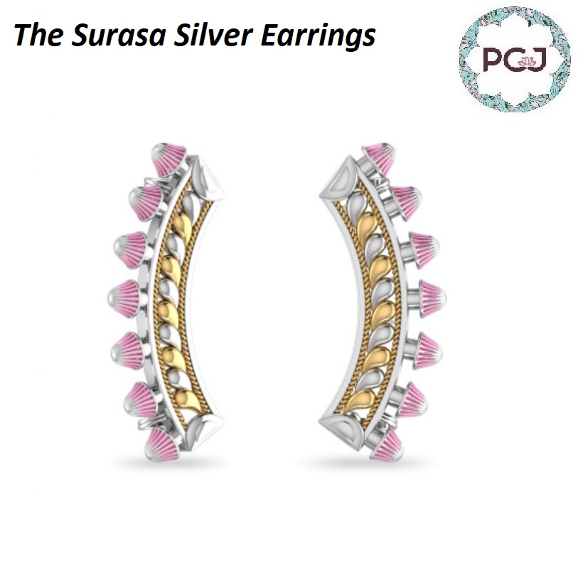 Buy The Surasa Original Silver Earrings By PC Jeweller