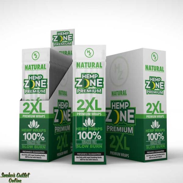 Hemp Zone Premium Hemp Wraps - Natural