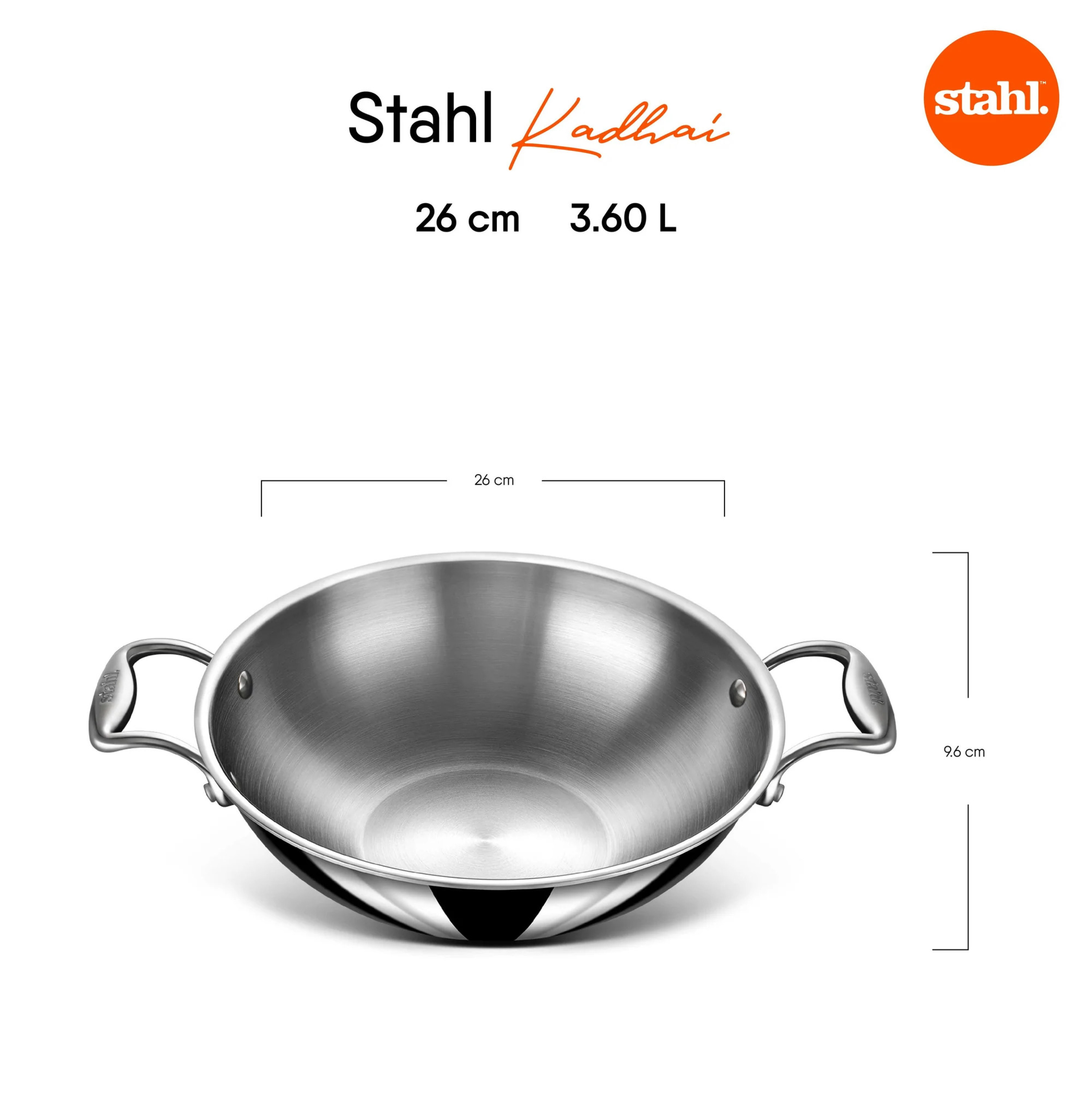  Stainless Steel Kadhai | Steel Kadai