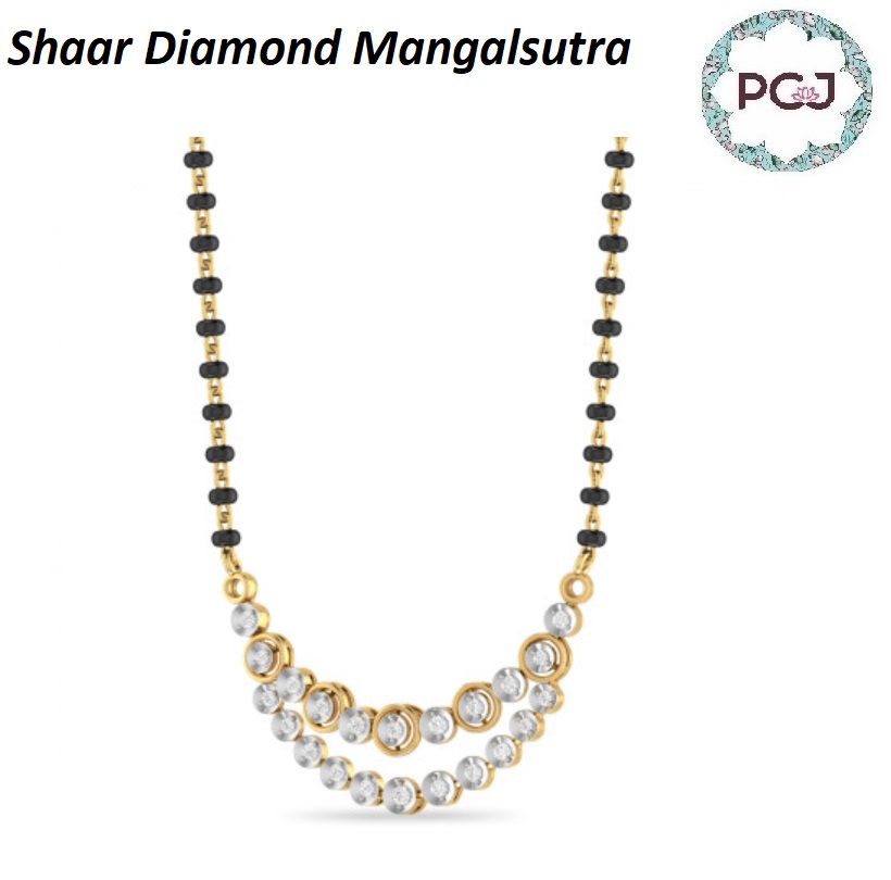 Buy The Shaar Real Diamond Mangalsutra By PC Jeweller