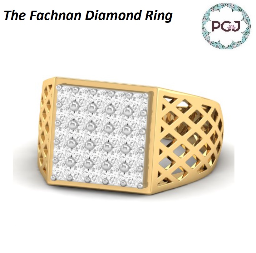 Buy Fachnan Diamond Ring For Men By PC Jeweller