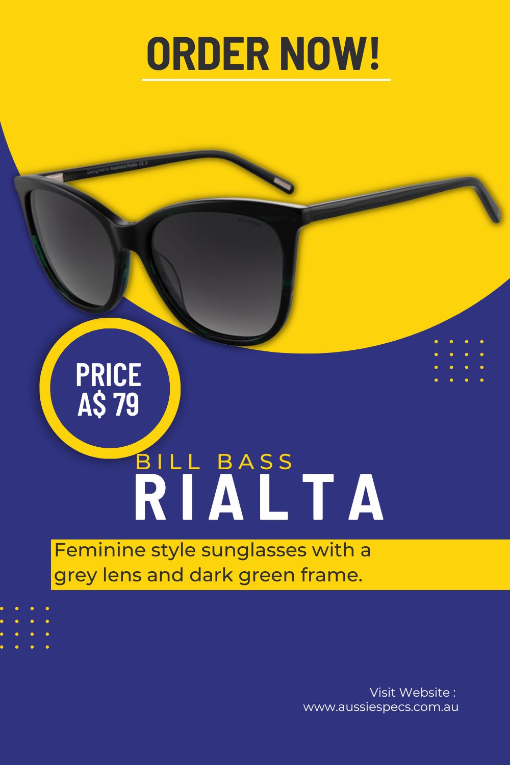 Bill Bass Rialta | Buy Sunglasses Coffs Harbour