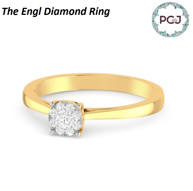 Buy Single Stone Diamond Ring By PC Jeweller