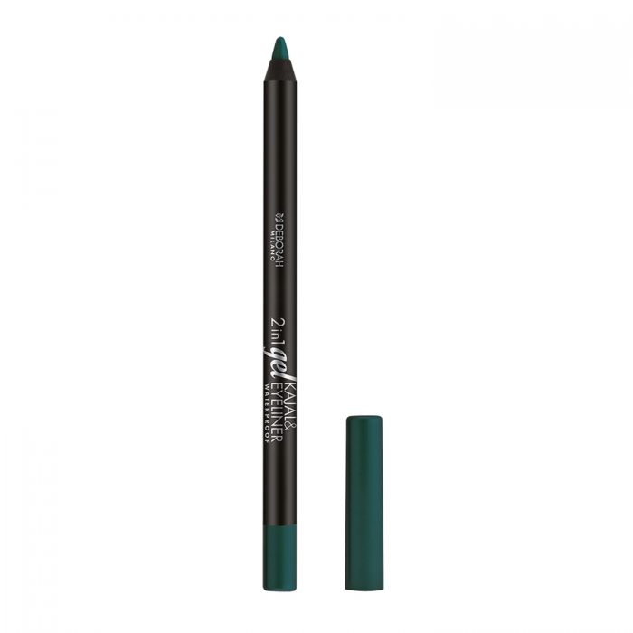 Deborah Milano 2-In-1 Gel Kajal & Eyeliner, 1.4gm-04 Green