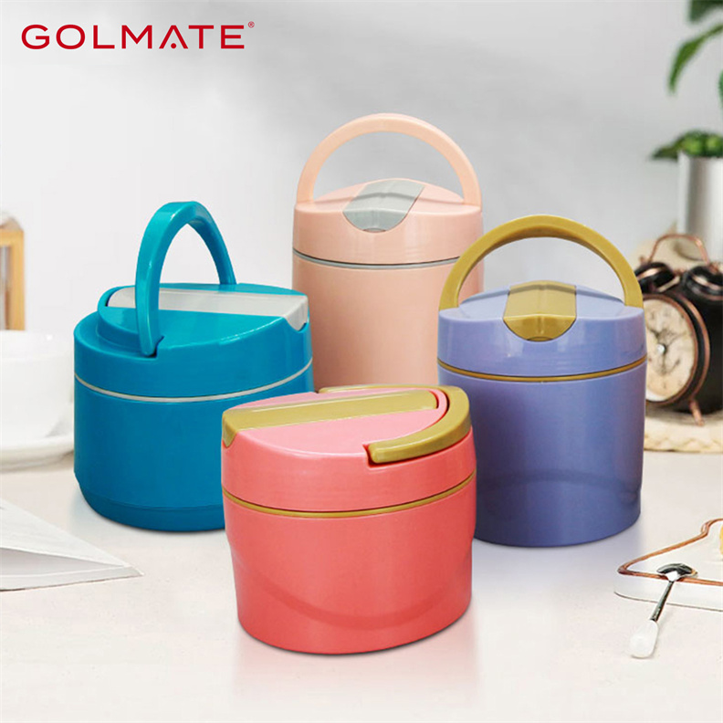 Adorable Stainless Steel Liner Plastic Vacuum Food Container