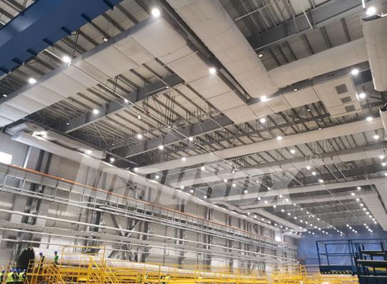 Pre-Insulated Air Duct for TPI Wind Blade Factory