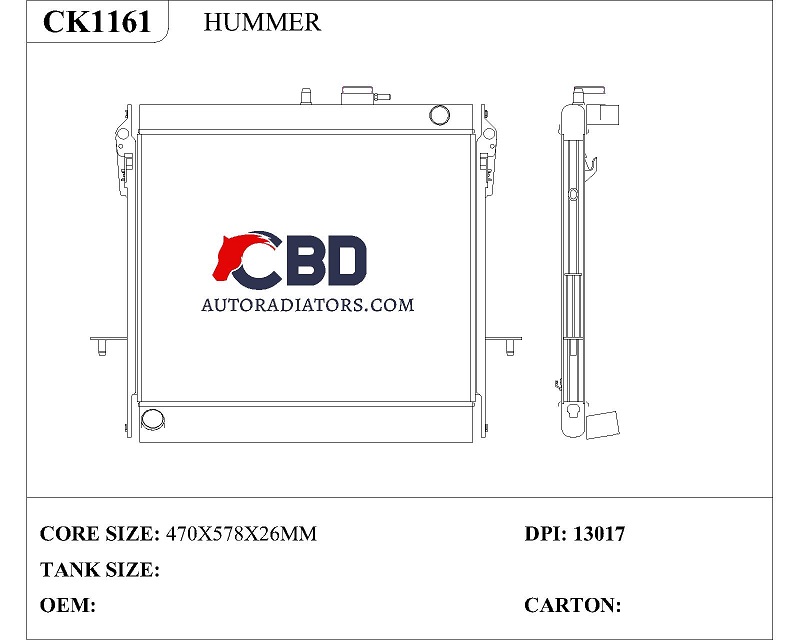 HUMMER Radiator Replacement