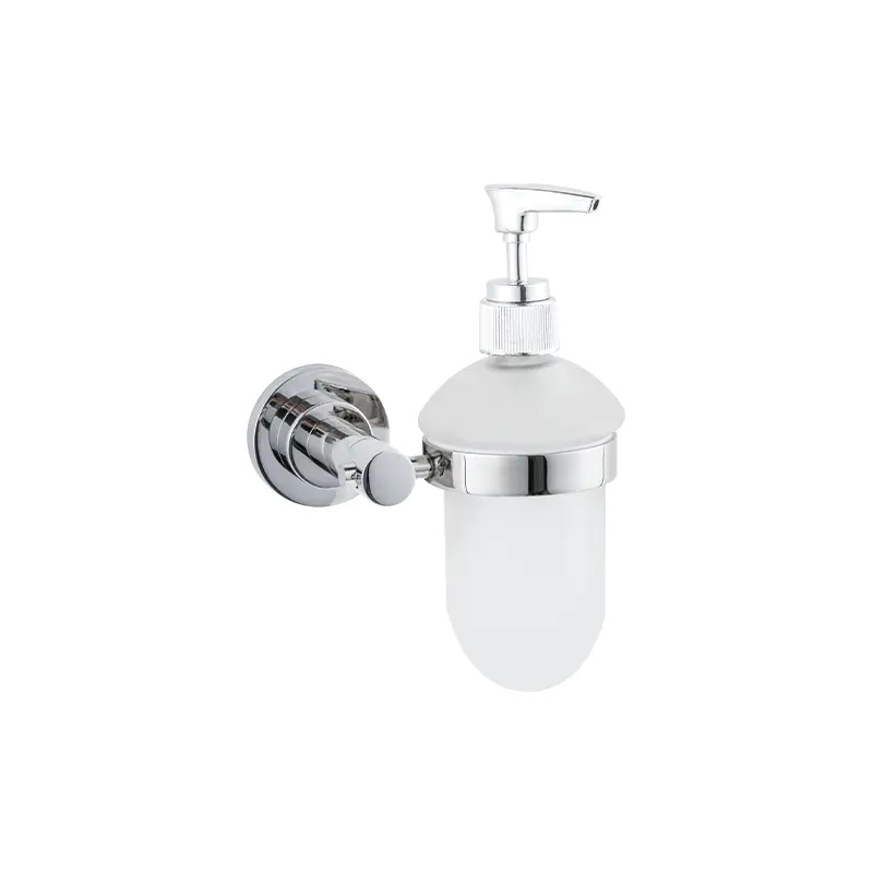 11001 304 Stainless Steel＋Glass Wall Mounted Soap Dispenser