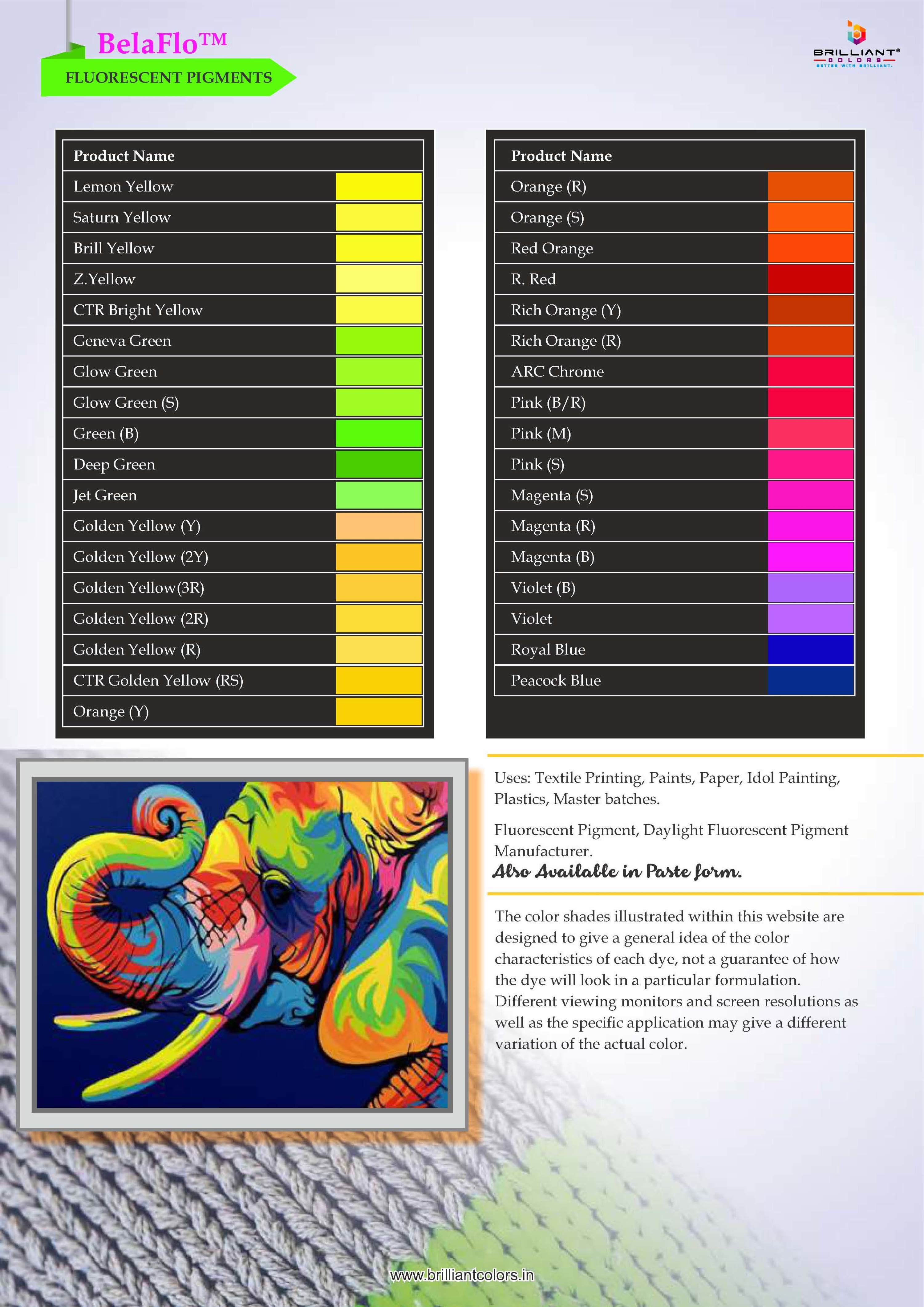 Fluorescent Pigments