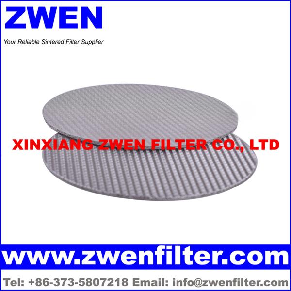 Sintered Mesh Filter Disk