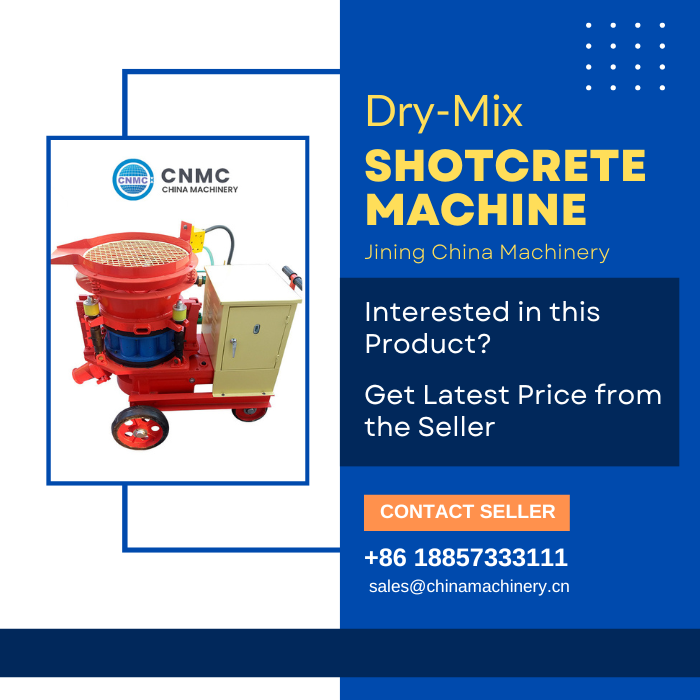 Dry-mix Shotcrete Machine | Jining China Machinery Import And Export Co., Ltd.