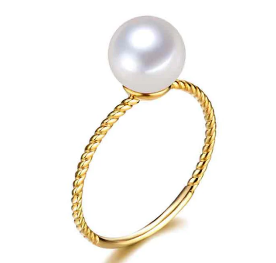 Buy Designer Cultured Pearls Ring Online