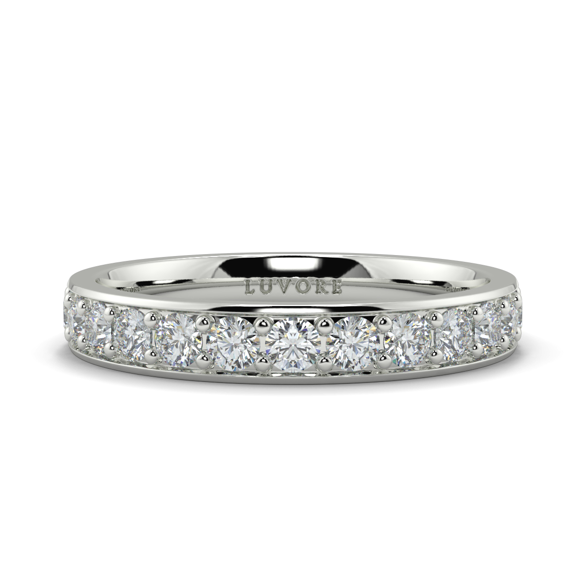 Wedding Band Ladies Diamond Channel Set