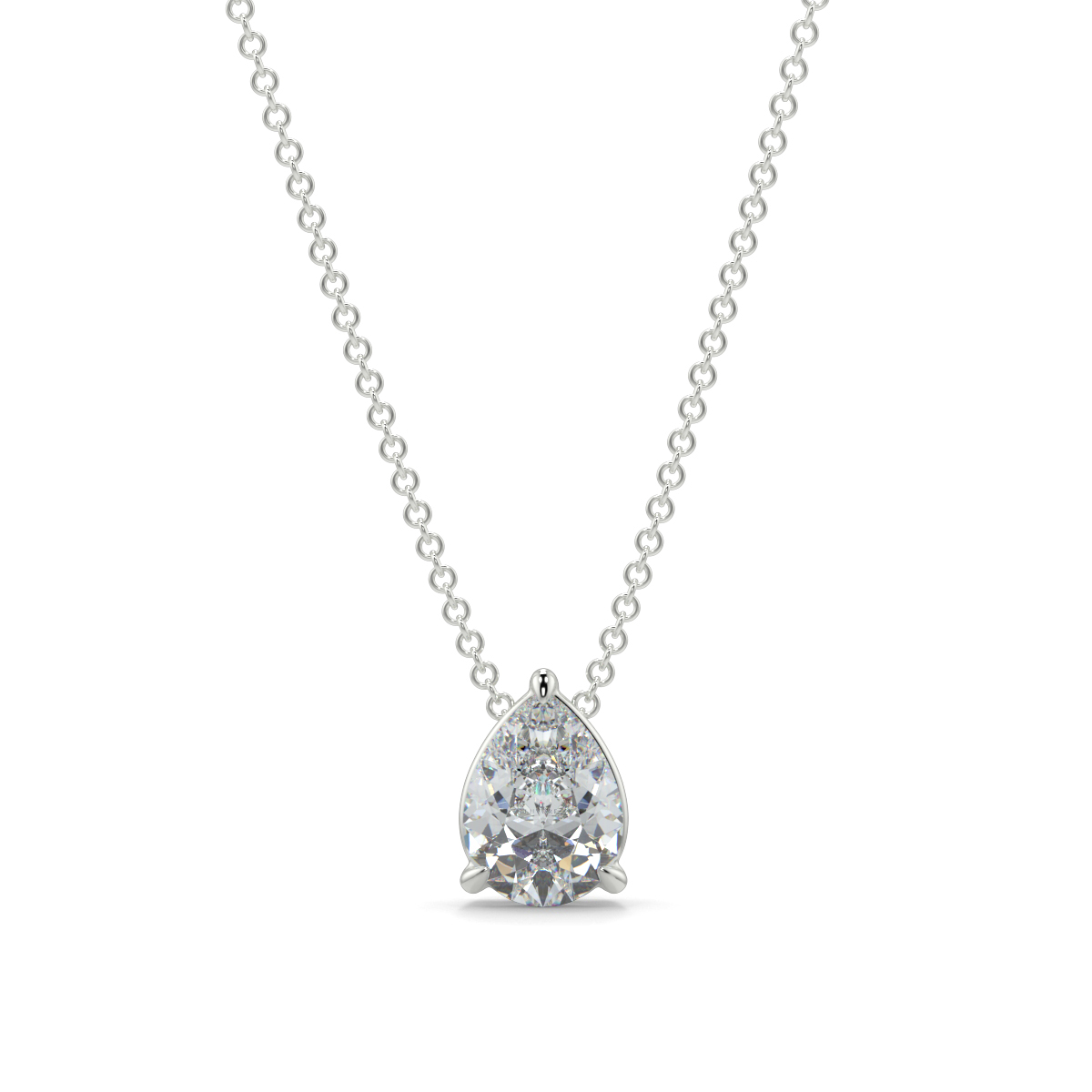 Plain Diamond Solitaire Pendants