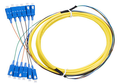 Best Bulk Cables|SC-SC UPC Fiber Fanout Patchcord SM 6F 12F Bend Insentitive OFNR