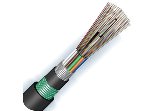 Direct Burry Fiber Optic Cable|GYTA53 Fiber Cable 24 Core SM Aluminum Armored Double Sheathed Loose Tube