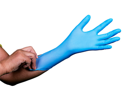 240mm Nitrile Industrial Gloves