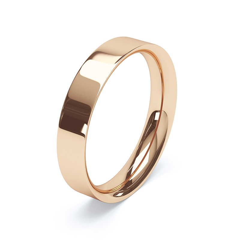 Discover the Flat Court Plain Wedding Band