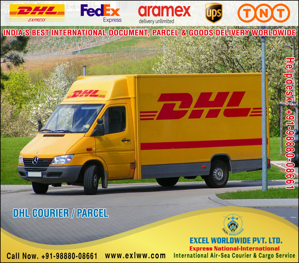 DHL International Courier Parcel Service Company in India Punjab Chandigarh New Delhi Baddi HP Ludhiana Patiala Jalandhar +91-98880-08661 https://www.exlww.com