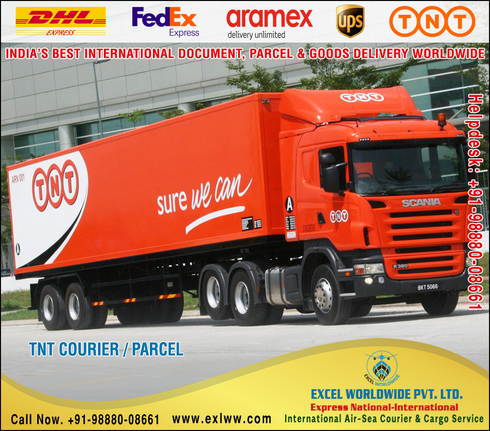 TNT International Courier Parcel Service Company in India Punjab Chandigarh New Delhi Baddi HP Ludhiana Patiala Jalandhar +91-98880-08661 https://www.exlww.com