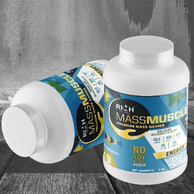 Rich Inserts Mass Muscle - Lean Mass Gainer 1 Kg