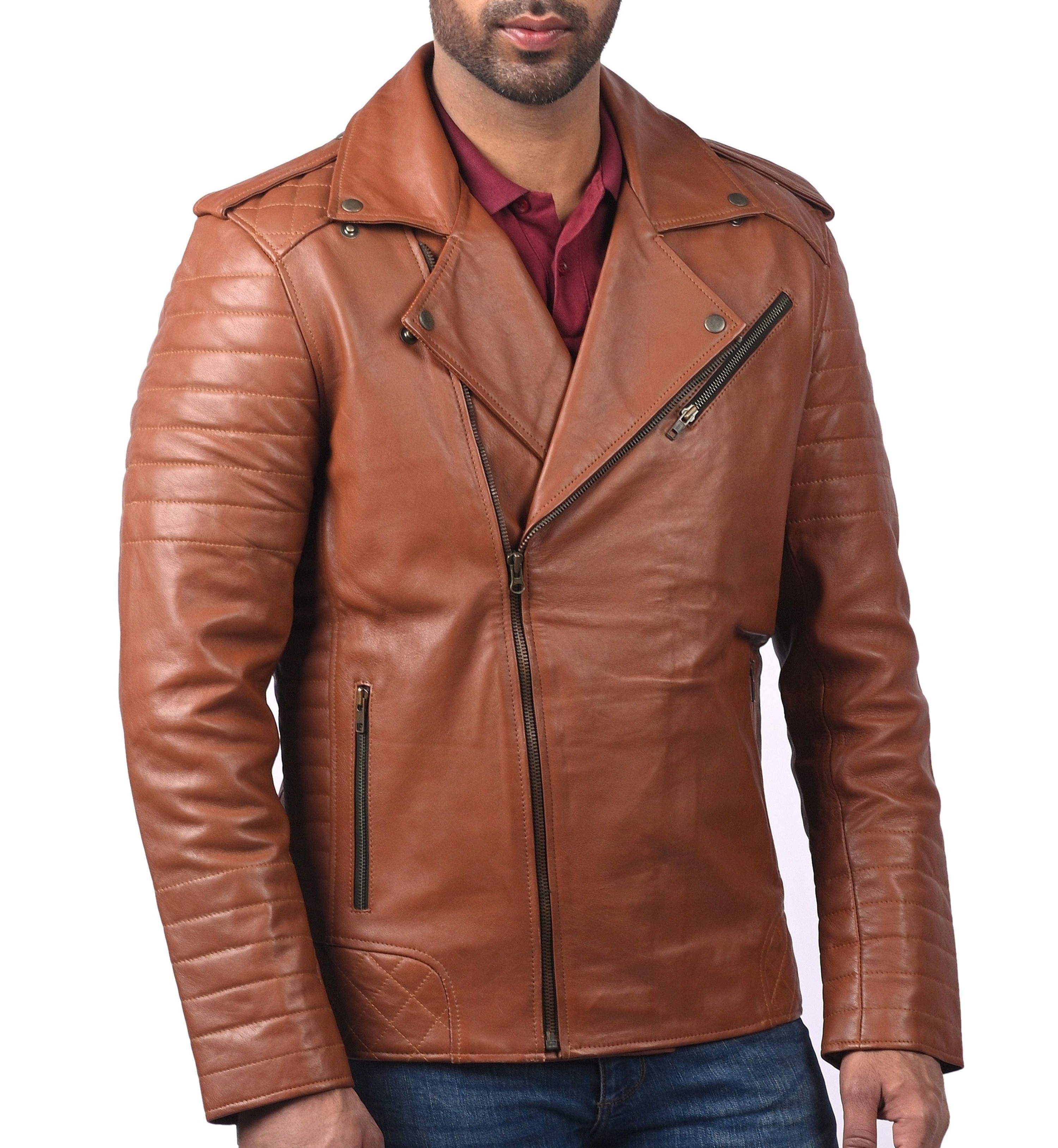 The Yorkshireman Quilted Leather Jacket