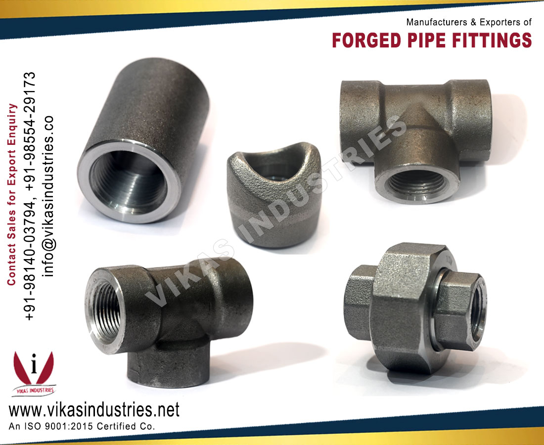 Forged Pipe Fittings Manufacturers Suppliers Exporters in India Punjab Ludhiana https://www.vikasindustries.net +91-9814003794, +91-9855429173