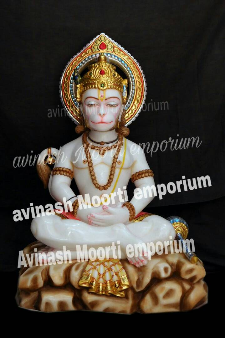 Marble Hanuman Ji Statue