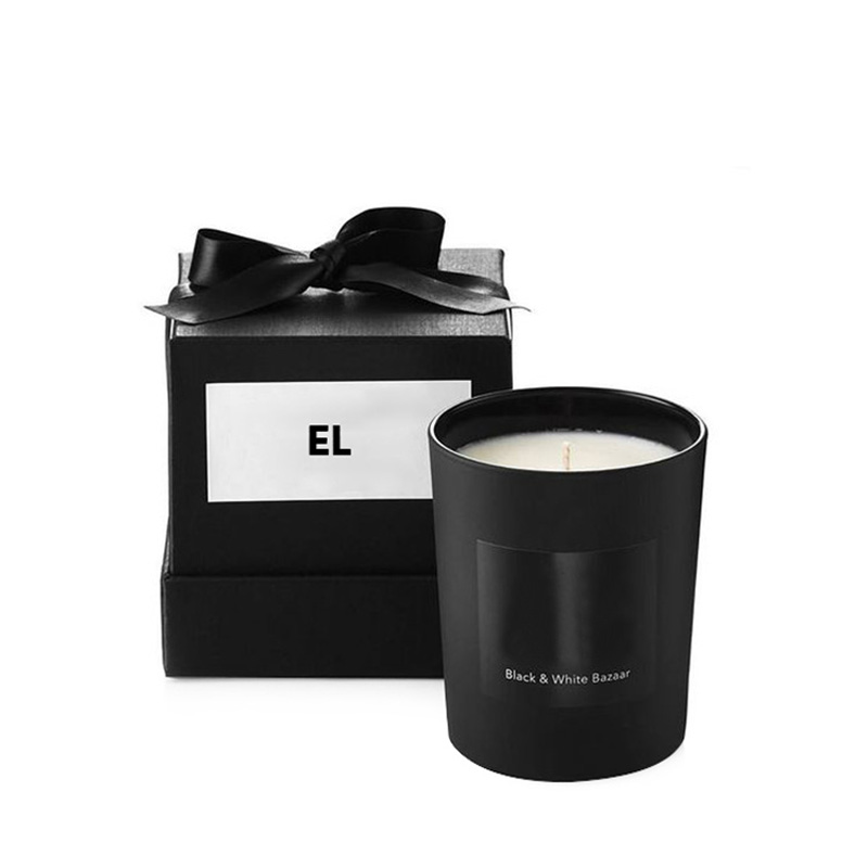 Custom Black Holder Packaging Tealight Candle In Gift Box