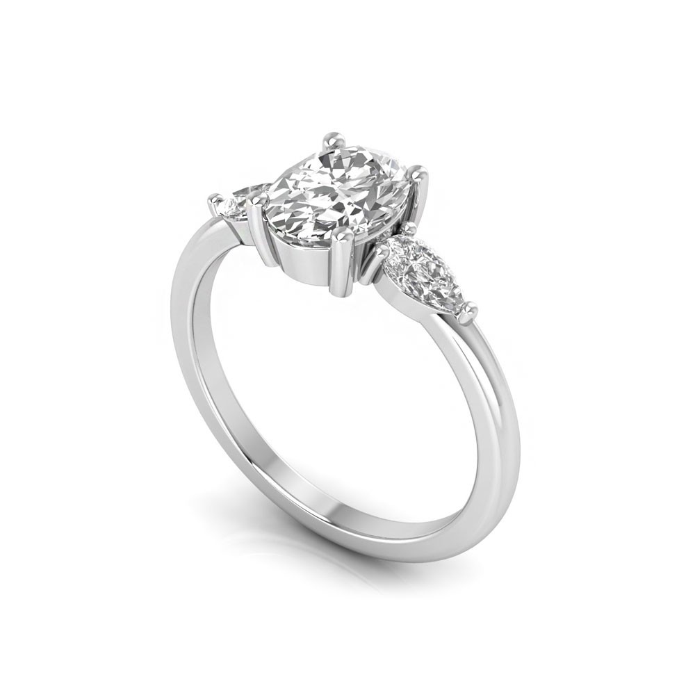 Three Stone Diamond Engagement Rings