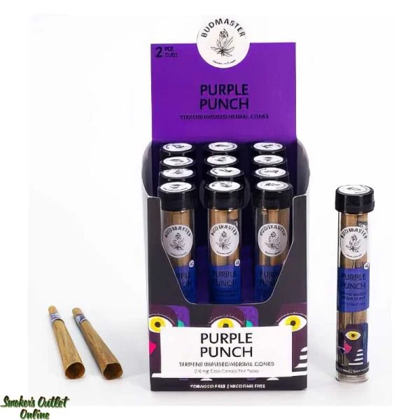 Budmaster Terpene Infused Herbal Cones - Purple Punch