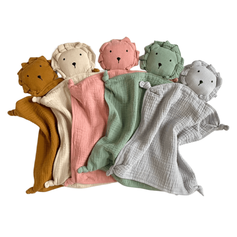 Oeko-Tex Made In Green Certified Lion Security Blanket