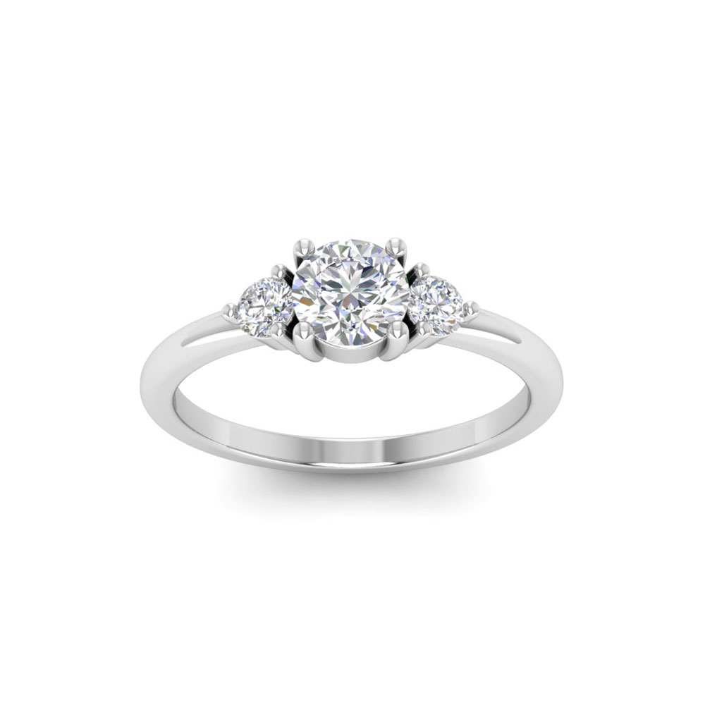 Three Stone Diamond Engagement Rings