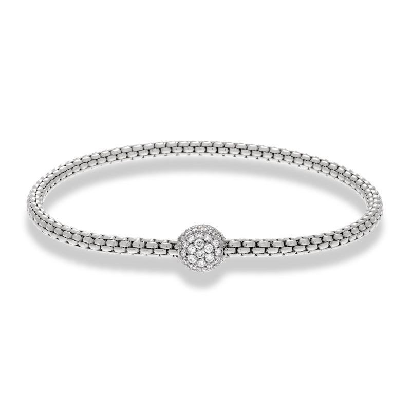 Hulchi Belluni Tresore Bracelet, 18K White Gold