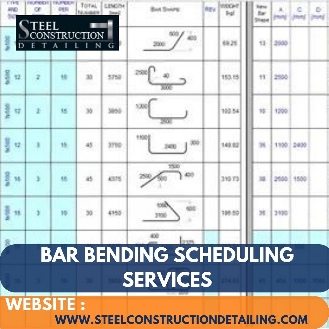 Bar Bending Scheduling Services with Reasonable price in birmingham, UK
