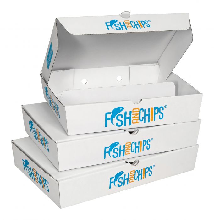 Custom Fish n Chips Boxes