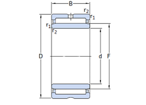 Soportes de caucho para columnas sumergidas en el agua