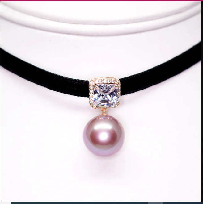 Elegant Giant Edison Pearl Choker 