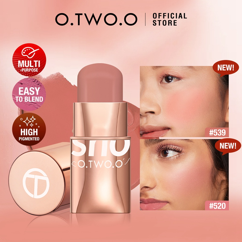 O.TWO.O 8 Color Vibrant Blush Stick