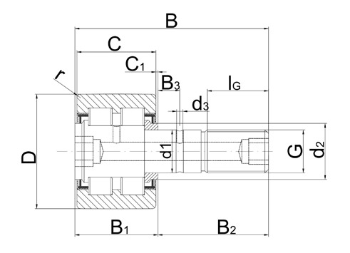 PWKR 35 2RS Cam Follower