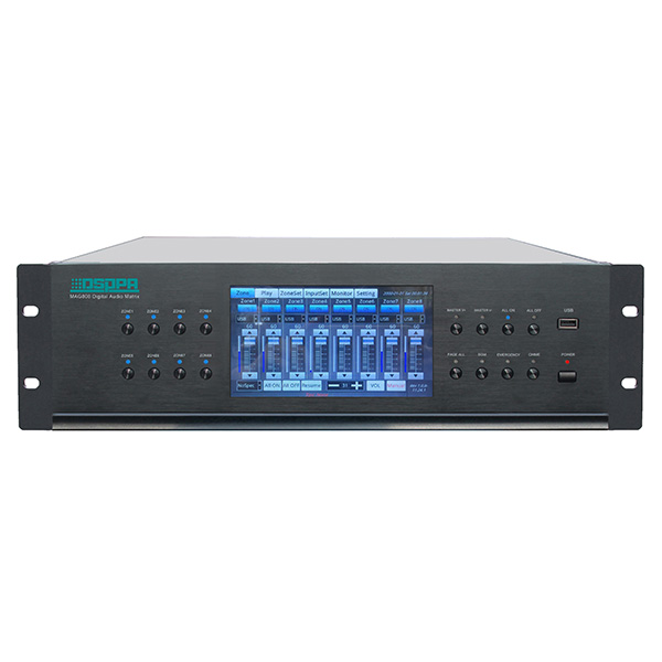 MAG808 8x8 Digital Audio Matrix PA System